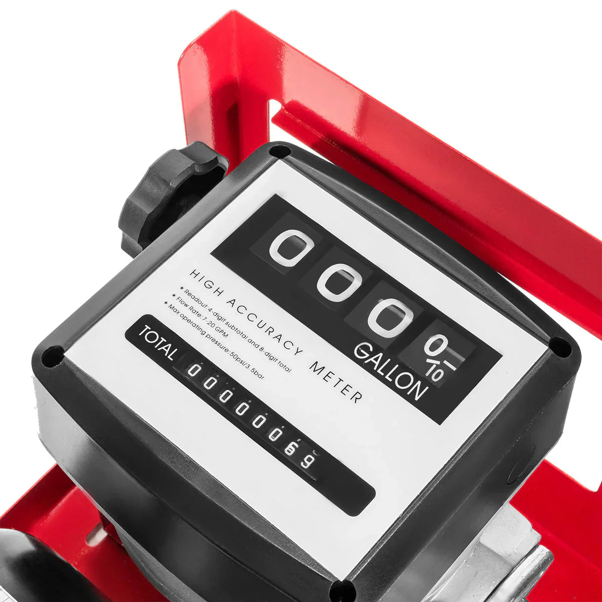 110V Diesel Biodiesel Kerosene Transfer Fuel Pump Meter Automatic